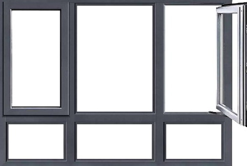 Custom Broken Bridge Aluminum Windows Denmark