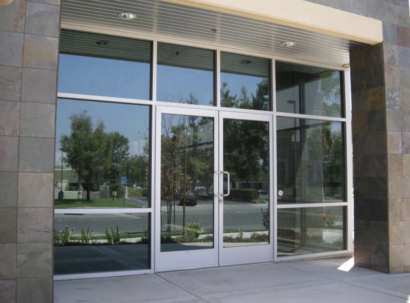 Can Wood Door Be Installed in Aluminum Storefront Frame?