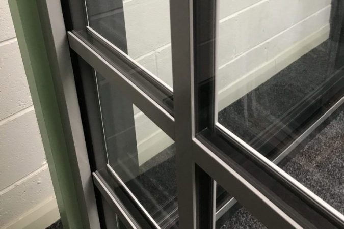 Remove Glass From black Aluminum Door_1
