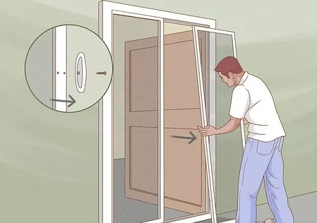 how to replace aluminum screen on screen door_3