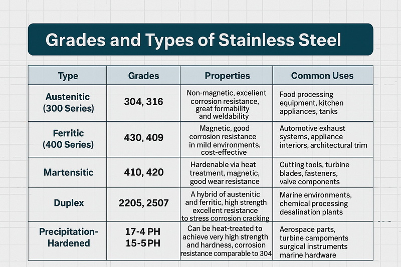 Best Stainless Steel Grade for Engineering